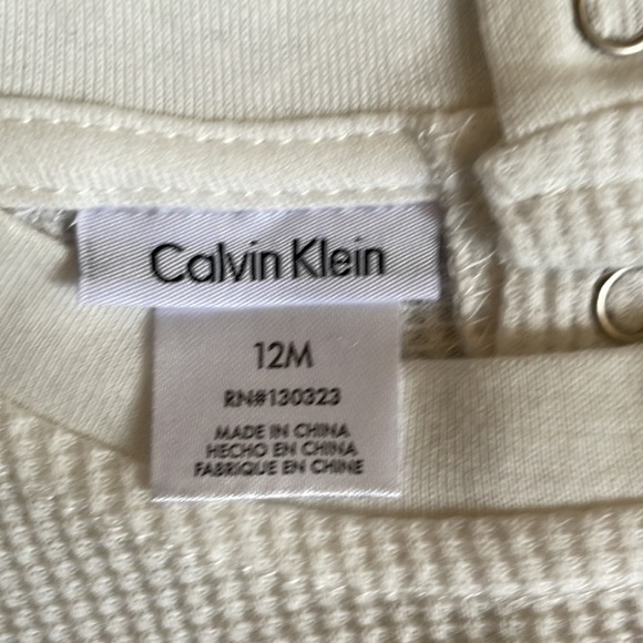 CALVIN Klein Top and Quilted Vest Size 12M - Picture 6 of 11